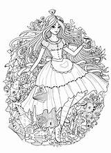 Coloring Behance Books Lineart Rivers Julia sketch template
