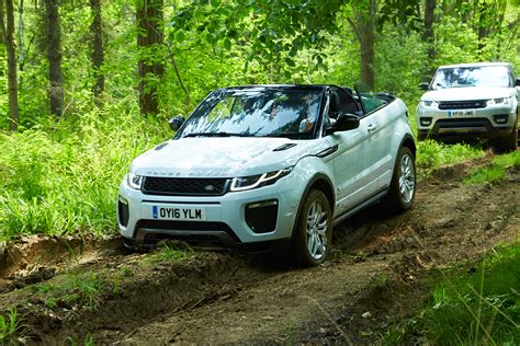 range rover s evoque convertible makes top down luxury off roading