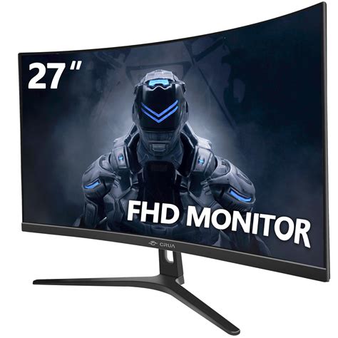 crua  inchhzhz curved gaming monitor fhd p