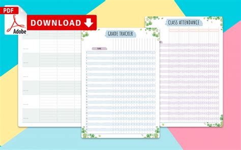 printable teacher planner templates