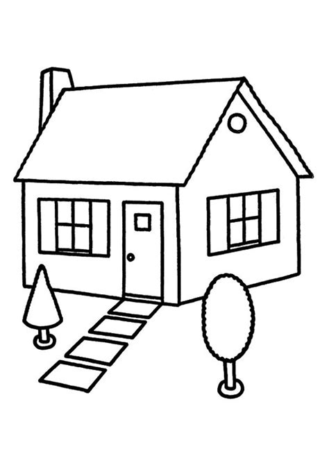 house colouring pictures house colouring pages easy coloring pages