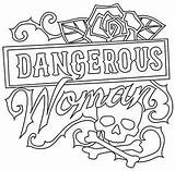 Coloring Pages Skull Adult Book Printable Dangerous Embroidery Quote Tattoo Color Urban Threads Word Swear Sheets Books Woman Tutorials Print sketch template
