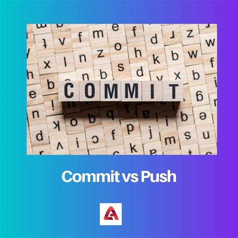 commit  push difference  comparison
