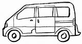 Transportation Camionnette Printable Minivan Helsing Subaru sketch template