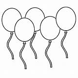 Globos Ballon Coloriage Imprimir Balloons Imprimer Coloriages Objets Globo Dibujar Dessin Ballons Pintarcolorear Bombas Unos Clipartmag Baudruche sketch template