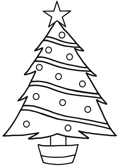 star  top christmas trees coloring pages color luna