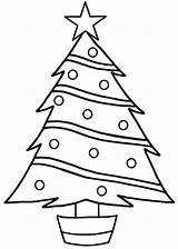 Tree Christmas Coloring Pages Trees Printable Star Drawing Color Kids Clipart Print Cliparts Easy Christian Adults Mickey Mouse Clipartmag Luna sketch template