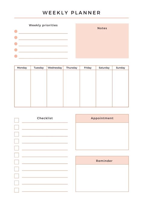 printable weekly planner  templates vrogueco