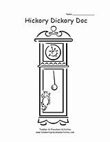 Dock Hickory sketch template