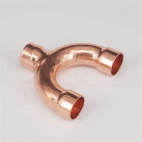 19x1 15x60mm Copper End Feed Euqal Y Shape 3 Way Pipe Fitting For Gas
