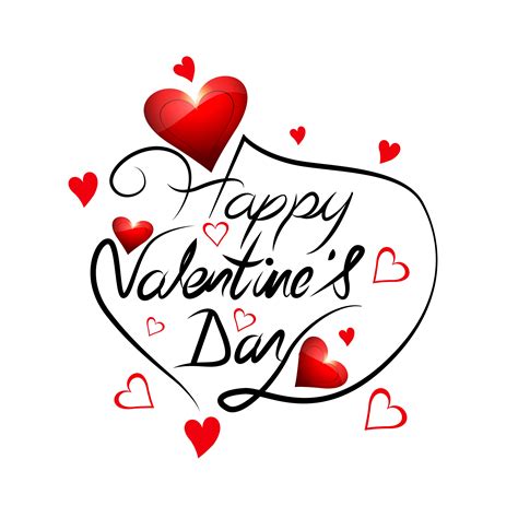 elegant happy valentines day love card heart design  vector art  vecteezy