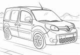 Renault Kangoo Coloring Pages Printable Categories sketch template
