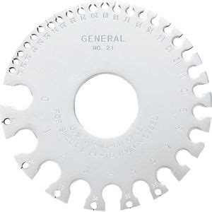 general sheet metal gauge fastenal