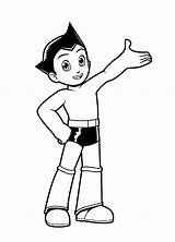 Astro Boy Coloring Color Pages Books Template sketch template