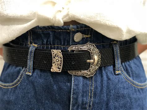 black snakeskin belt charmed fashion boutique