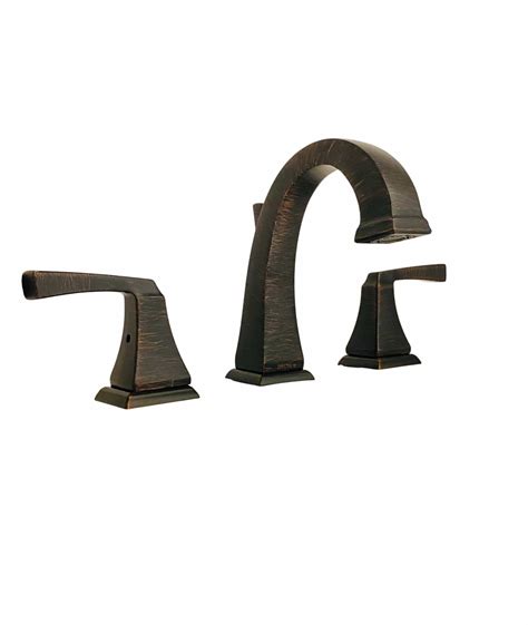 delta  rbmpu dst dryden   widespread  handle bathroom faucet  metal drain assembly