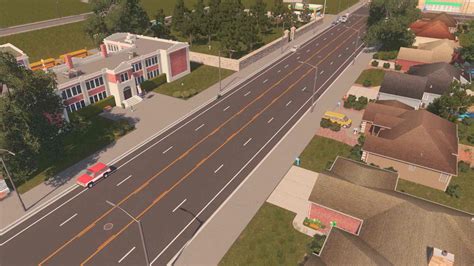 road project  lane road  turning median mod  cities skylines