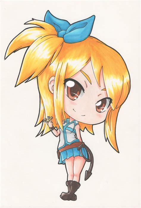 Fairy Tail Natsu And Lucy Chibi Short Hairstyle 2013