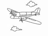 Airplane Getdrawings sketch template