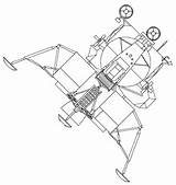 Apollo Drawing Lunar Module Lander Drawings Getdrawings sketch template