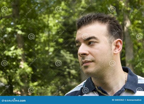 young man stock photo image  gold eyebrows