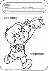 Lobato Monteiro Colorir Livro Pedrinho Links Compartilhe sketch template