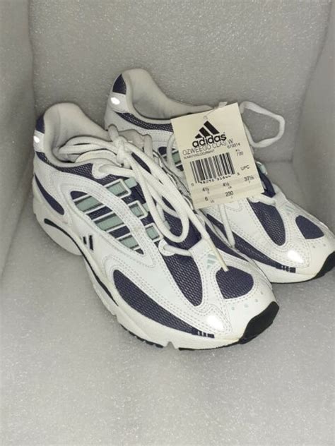 vtg  womens adidas ozweego classic size  whiteblue running shoes  ebay