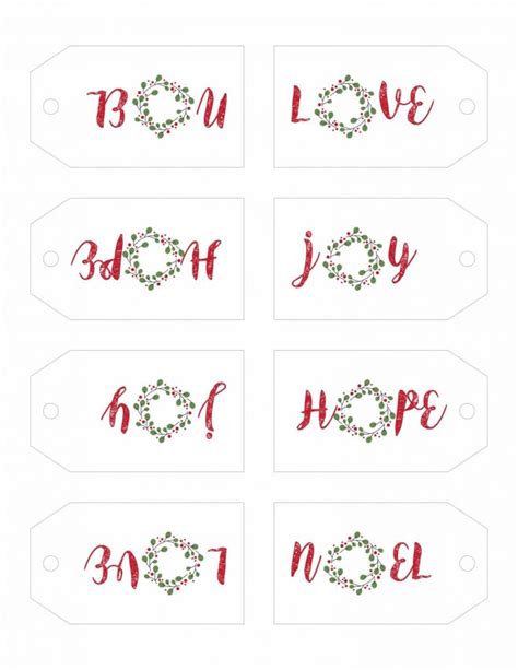 cute  printable christmas tags     list tulamama