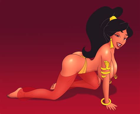 rule 34 1girl aladdin all fours arabian armlet ass black hair body piercing bracelet breasts