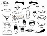 Mouths Secondary Dessiner Easiest Bouche Getdrawings Expressions Bocas 2520 Resultat Expression Lip sketch template
