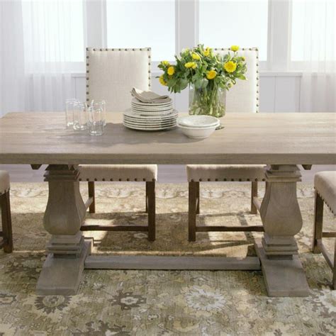 aldridge antique grey rectangular dining table nb ag   grey