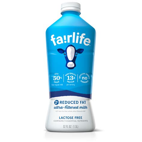 fairlife milk  fl oz lactose  reduced fat  milk walmartcom
