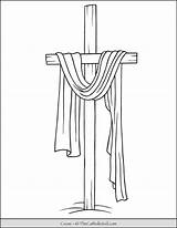 Lent Coloring Draped Thecatholickid Kreuz Kreuze Malvorlagen Palms sketch template