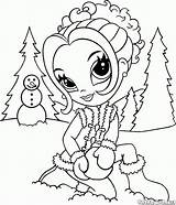 Coloring Pages Frank Lisa Girl Glamour Printable Snowman Adults Print Girls Sculpts Dog Books Gif Cat sketch template