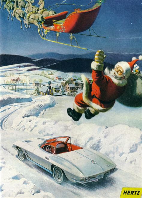 christmas madness  classic car ads   holiday theme