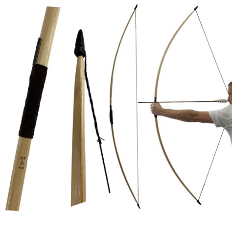 classic english longbow  horn nocks grayvn traditional archery