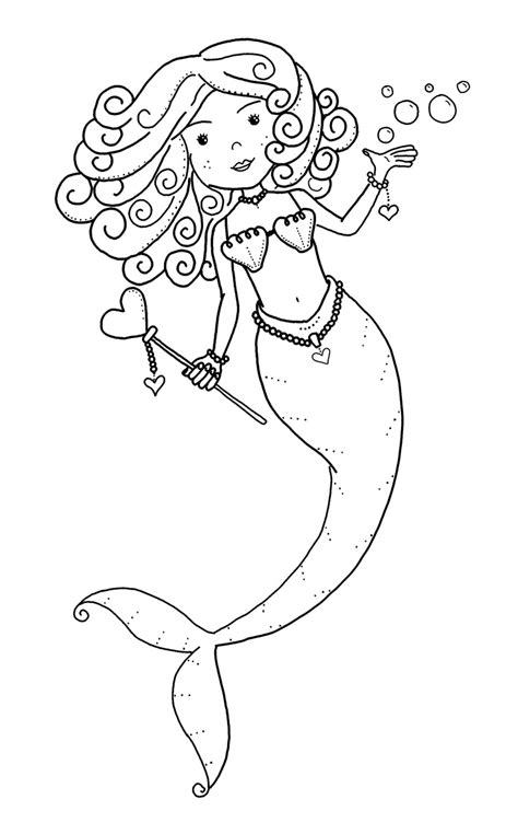 snubberx mermaid fairy coloring pages