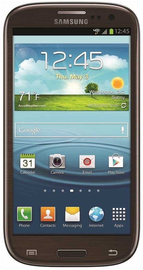 amazoncom samsung galaxy  iii  android phone brown gb verizon wireless cell phones