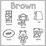 Brown Color Printable Activities Preschool Colors Week Worksheets Coloring Pages Teacherspayteachers Toddler Learning Preview Visit sketch template