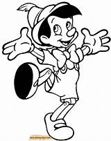Pinocchio Coloring Pages Disney Printable Colouring Disneyclips Cricket Jiminy Cheering Spooky Empire Funstuff Book sketch template