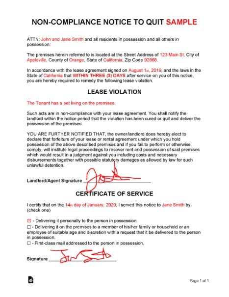 hoa violation notice template tacitproject