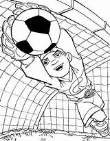 Goalkeeper Futbol Catch Voetbal Kleurplaten Kleurplaat Wolrd Deporte Doelman Ek Colornimbus Deportes Nimbus Getcolorings Downloaden Uitprinten sketch template