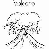 Volcano Coloring Pages Drawing Cinder Cone Lava Printable Earthquake Kids Little Kindergarten Science Getcolorings Volcanoes Color Worksheet Resources Drawings Paintingvalley sketch template