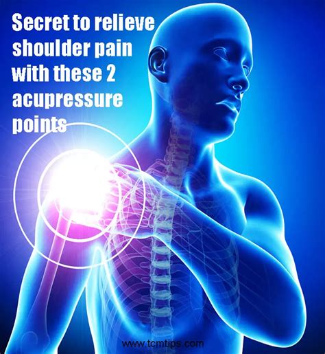 secret  relieve shoulder pain    acupressure points easy