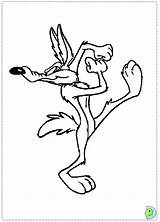 Coyote Wile Looney Tunes Colorir Dinokids Families Disney sketch template