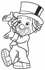 Clown Coloring Crafts Pages Hat Choose Board Paper Artesanato Escolha Pasta sketch template