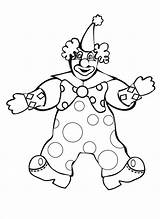 Clown Coloring Pages Drawing Colour Scary Happy Clipart Clowns Color Circus Drawings Face Kids Evil Printable Sheets sketch template