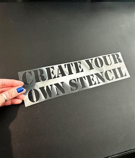 custom words reusable stencil custom word stencil etsy australia