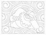 Coloring Slaking Pokemon Windingpathsart sketch template
