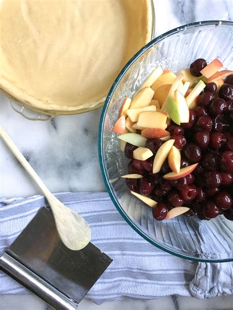 Apple Double Cherry Pie Recipe And Gratitude Gather Goods Co